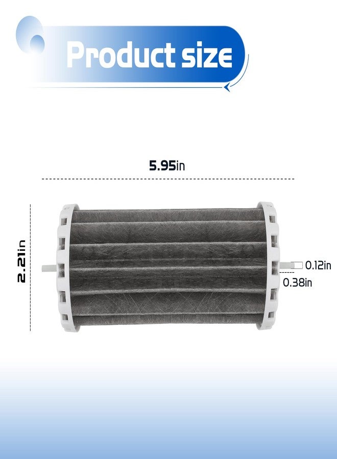 Trdzi Aquarium Fish Tank Filters Compatible with Penguin 200 350, Hang On Filters Replacement for Penguin BioWheel 200B 350B Assembly Biowheel Part, PRBW2350B, 2 Pack - Image 4